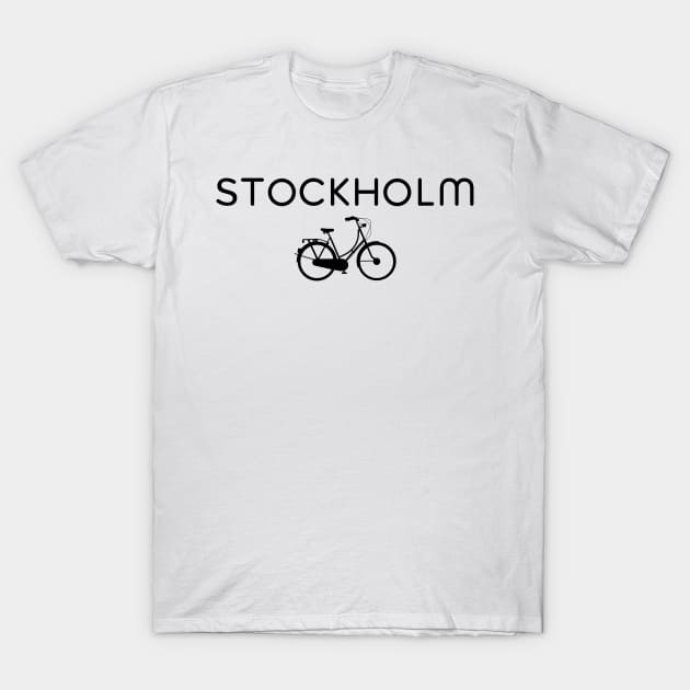 Bike Stockholm T-Shirt by mivpiv